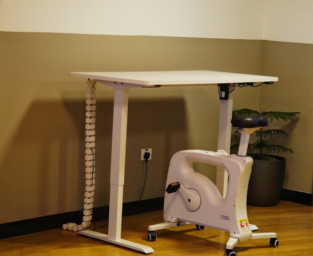 Desk + Bike = Dynamic Duo Exploring Under Desk Cycling by WELL ERGON