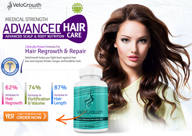 Velo Growth Hair Formula Stimulate Instant Hair Regrowth & Boost Hair ...