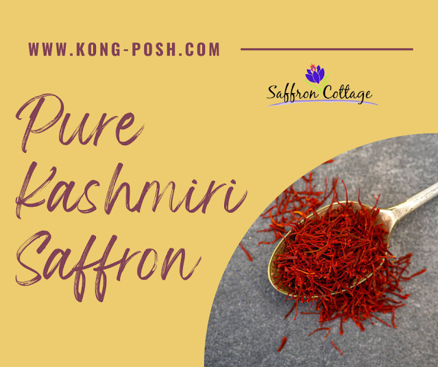 How can we tell the difference between genuine saffron & dyed stuff