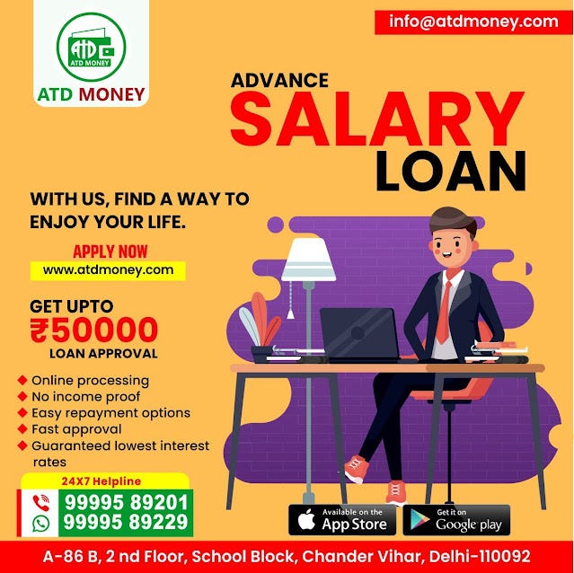 How to Get Advance Salary Loan ATD Money by ATD Money Sep, 2023