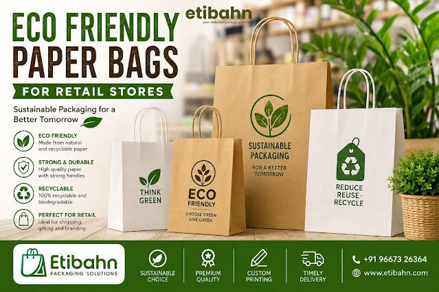 Eco-Friendly Paper Bags for Retail Stores: The Smart Packaging Solution for Modern Businesses