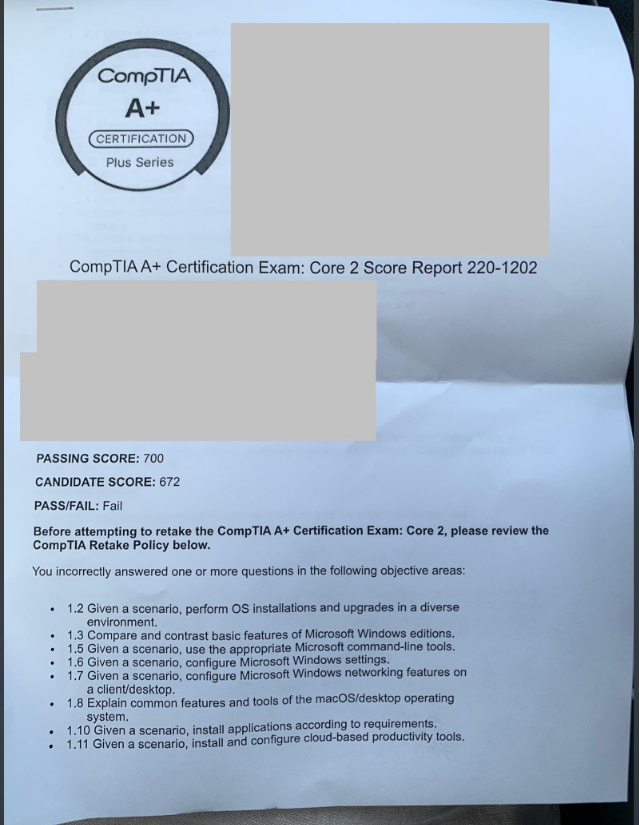 🧑💻 How I Passed CompTIA A+ (220–1202) — No Bootcamp, Just Focused Self ...