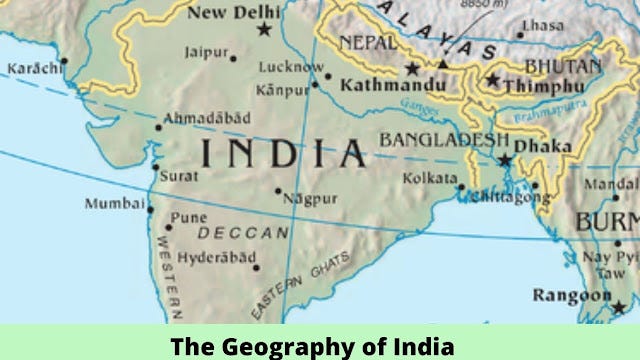 The Geography of India - currentupdatenews - Medium