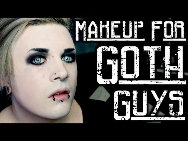 Goth Makeup Tutorial SIMPLE Goth Makeup - Grunge Makeup - Medium