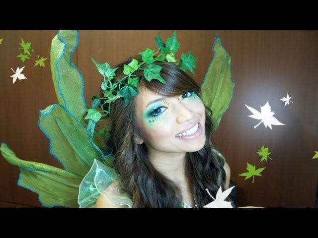 Forest Fairy Halloween Makeup Tutorial Fairy Makeup Grunge Makeup