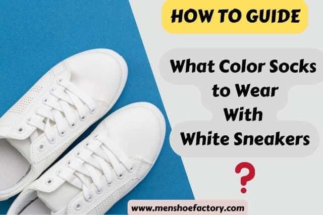 White Trainers and Colourful Sock Tips