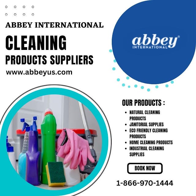 Quality cleaning products suppliers for commercial purposes