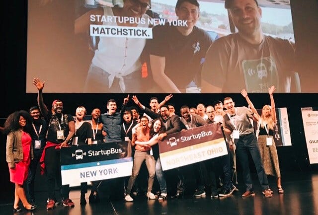 MatchStick from NY-OH Wins It All. Group Photo.