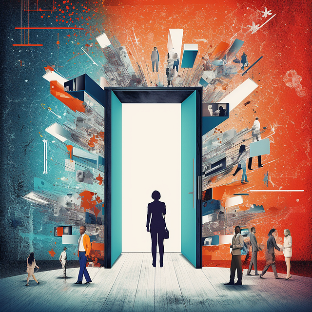 What lies beyond? — Image generated via MidJourney