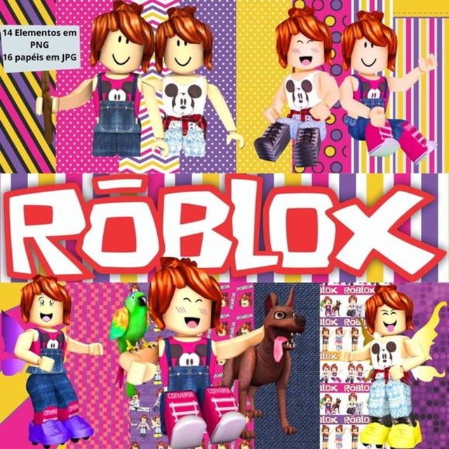 Arquivo de Corte Digital Kit Roblox- Menina