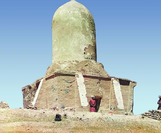 Chapel on Chapan-Ata Mountain, five versts from Samarkand.