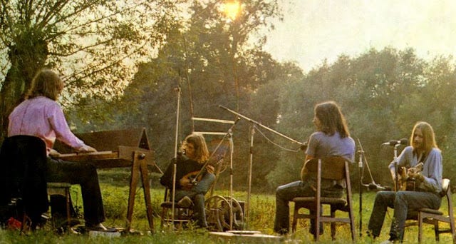 Heron, recording outside, and on the cover of Electric Eden: Unearthing Britain’s Visionary Music