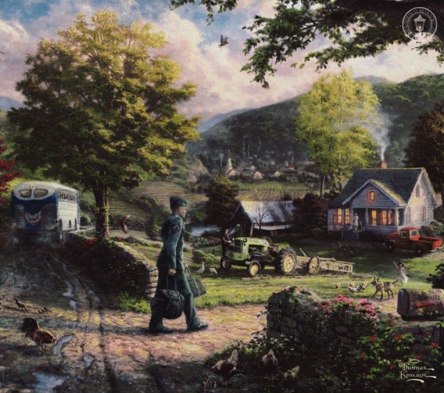An Analysis of the Thomas Kinkade Calendar for July | by The Awl | The Awl  | Medium