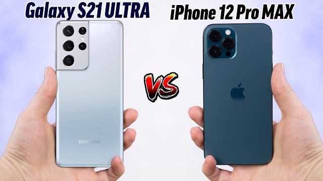 Samsung Galaxy S21 Ultra VS iPhone 12 Pro Max - The Camera Battle 🔥🔥, by  Learner