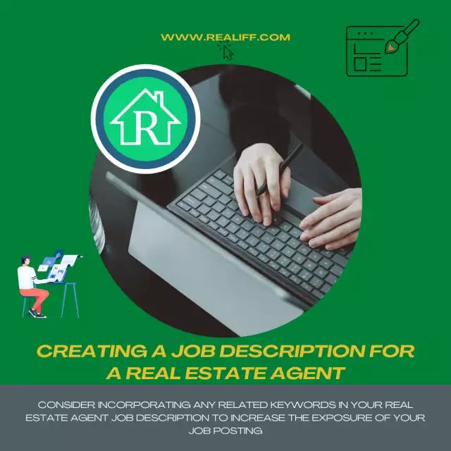 Creating a job description for a real estate agent by Realiff Real