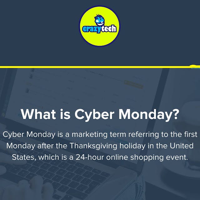 Black Friday VS Cyber Monday. The idea behind Black Friday and Cyber