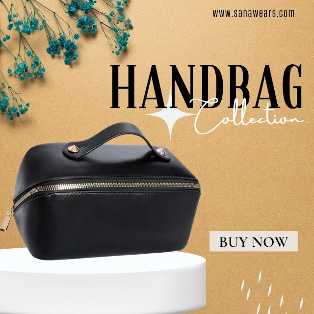 Why a black leather handbag is must-have for every woman?, by Sana Wears