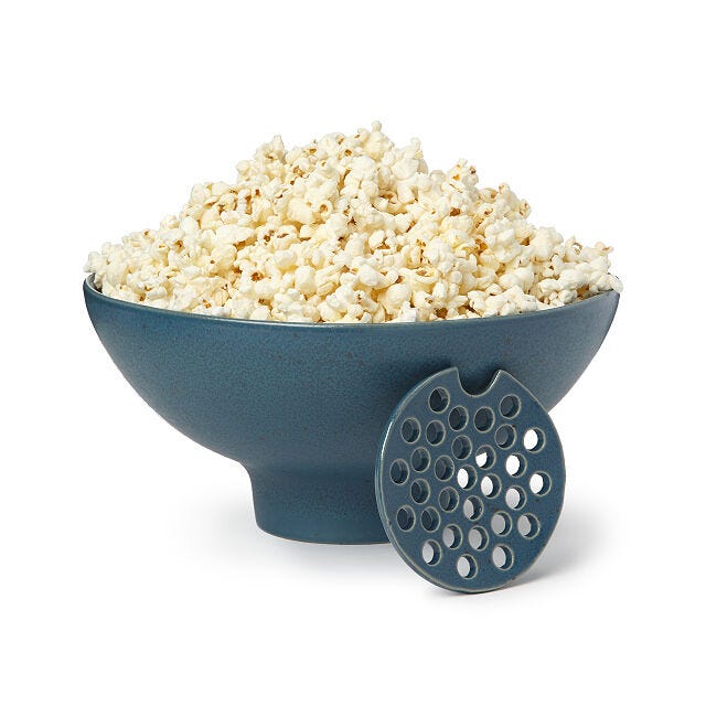 Popcorn Bowl with Kernel Catcher by Jasoncurious Medium