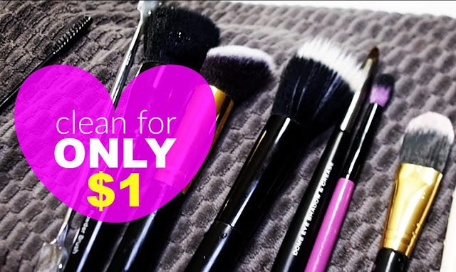 How To: Clean Makeup Brushes for $1 | by ThatsJustKarin | Medium