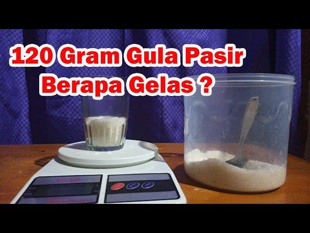 120 Gr Gula Berapa Sendok Makan
