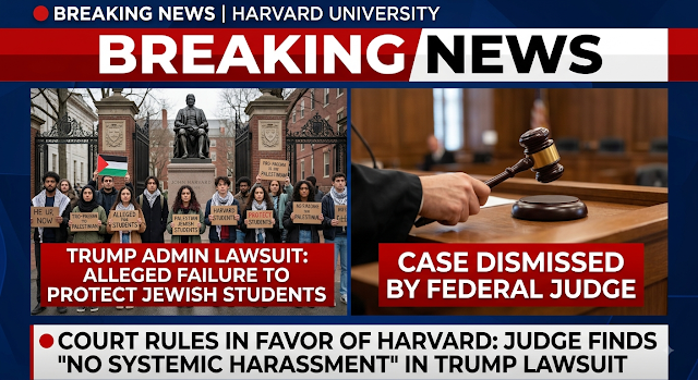 🔴 BREAKING NEWS | Federal Judge Dismisses Trump Administration Lawsuit Against Harvard University