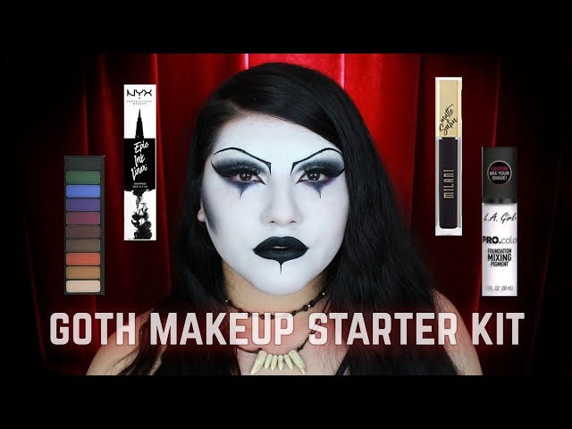 The Ultimate Goth Makeup Kit  Affordable and Cruelty Free