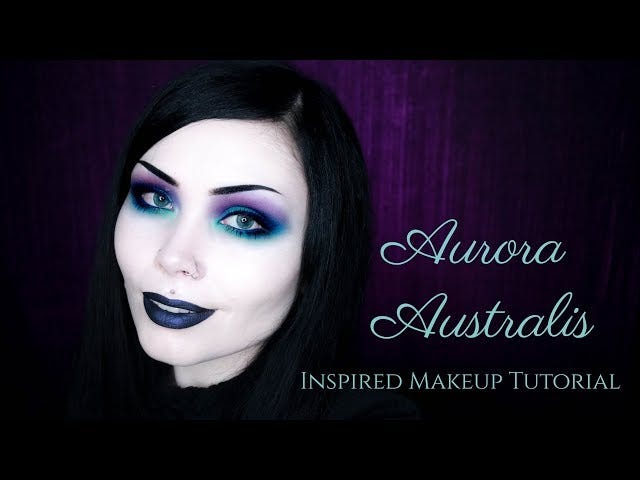 Goth Makeup Tutorial SIMPLE Goth Makeup - Grunge Makeup - Medium