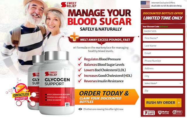 Sweet Relief Glycogen Support: Natural Blood Sugar Management Solution - What Are The Ingredients In Sweet Relief