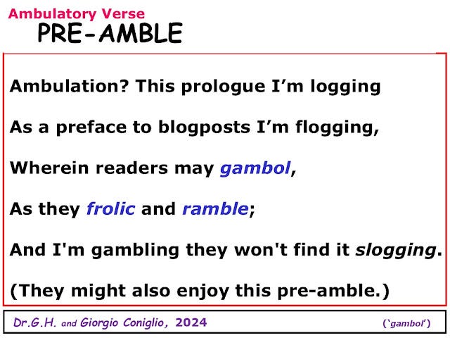 short verse including a terminal ‘pre-amble’ , developed by the authors on OEDILF.com,and then displayed on their personal blog,