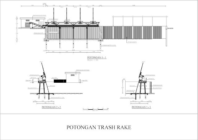 Download Gambar Trash Rake Format DWG AutoCAD