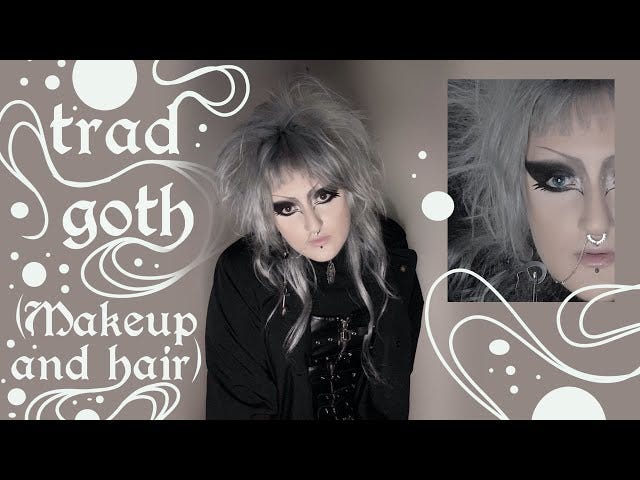 TRAD GOTH MAKEUP TUTORIAL 