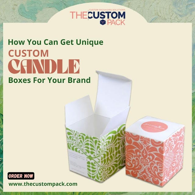 Custom Candle Boxes Packaging - Cardboard Candle Boxes