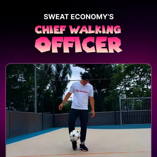 Знакомьтесь с главным пешим офицером Sweat Economy