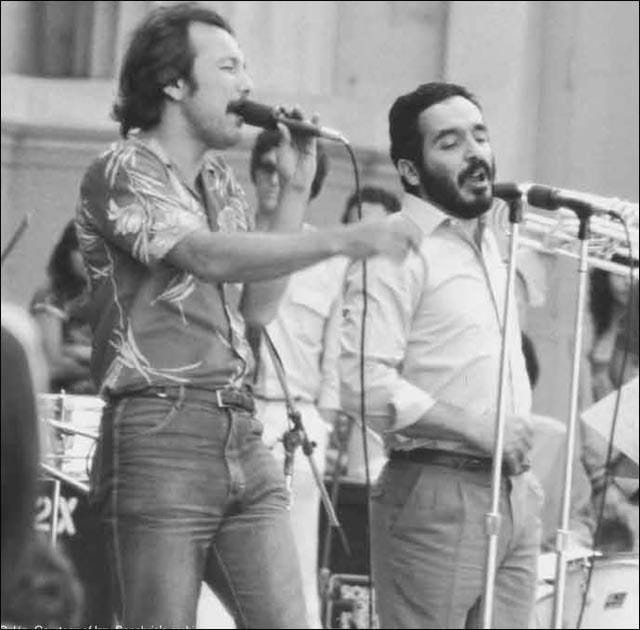 Rubén Blades y Willie Colón. Foto: Pinterest