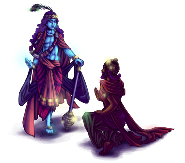 Lord Krishna & Today’s Arjuna. A rare conversation between Krishna