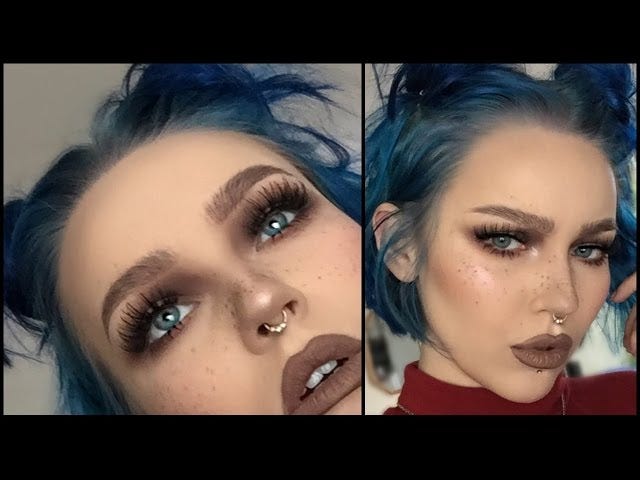 easy cool-toned grunge makeup tutorial #90s Grunge Makeup - Grunge Makeup -  Medium