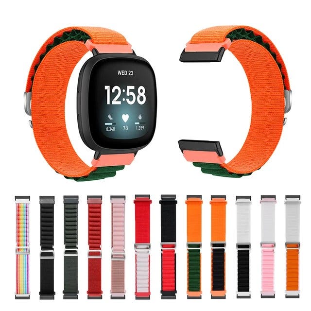 Fitbit Sense 2 Nylon Bands. Nylon bands for the Fitbit Sense 2 are