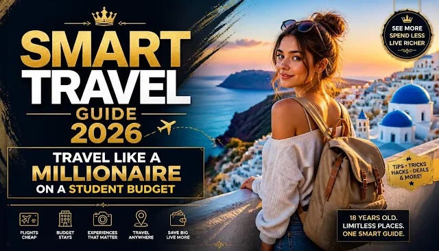 Smart Travel Guide 2026 Travel Like a Millionaire on a Student Budget