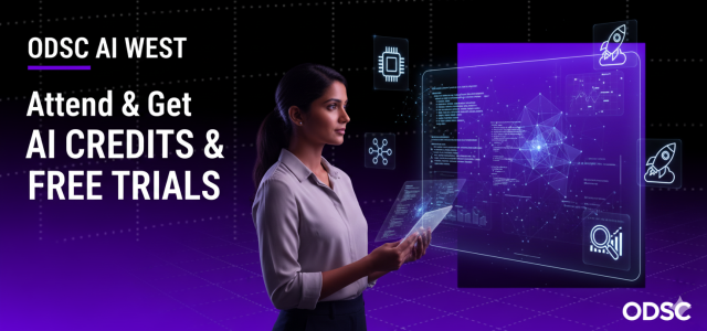 Attend ODSC AI West and Get These AI Credits and Free Trials