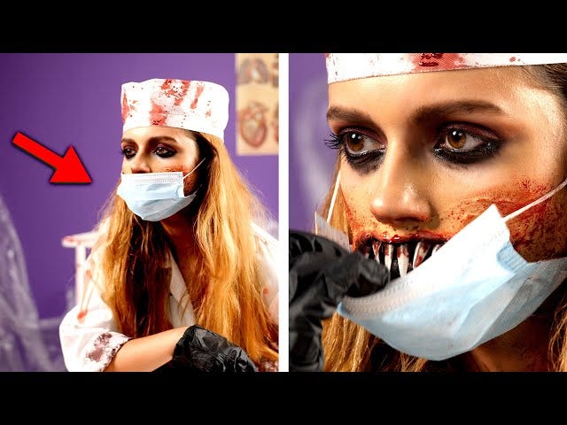 Spooky Makeup On A Budget Full Face Of Goth Makeup Using Only