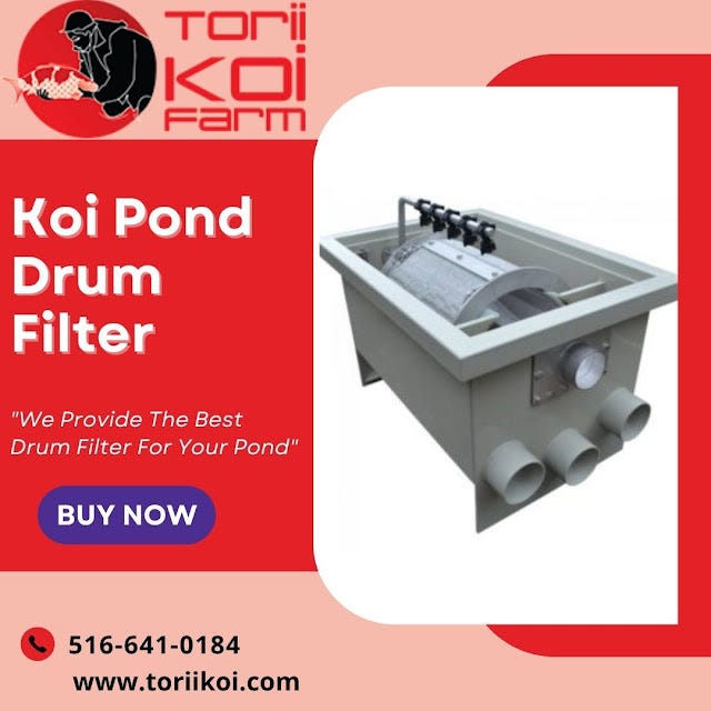 The Best Koi Pond Drum Filter How to Choose and Use Filter for Your