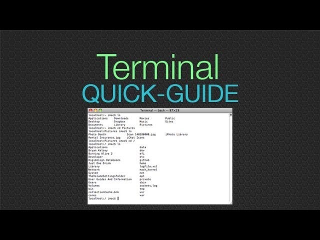 Basic Terminal Usage — Cheat Sheet to make the command line EASY | by ...
