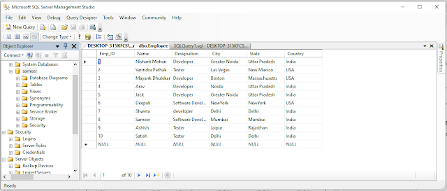 Web Services in ASP.Net C# With SQL Server mesameergaikwad