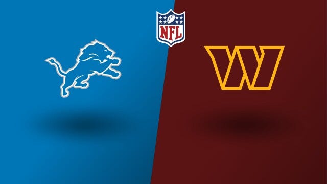 Lions vs Commanders