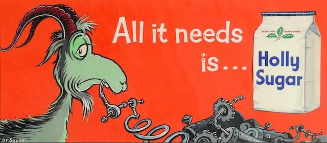 This Is An Ad By Dr. Seuss, It Will Cost More Than A Caboose (If You Say His Name Wrong)