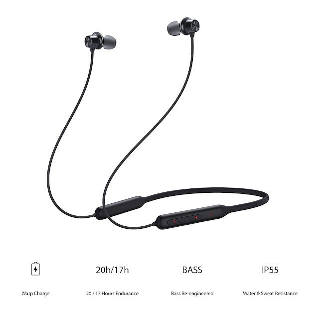 OnePlus Bullets Bluetooth Wireless Z Bass Edition in Ear Earphones with ...