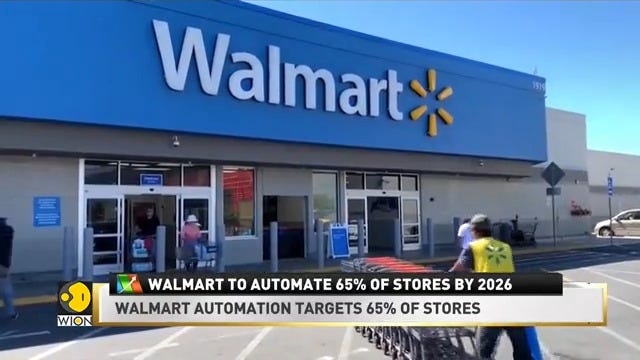 Walmart aims for 65% of stores to be automation serviced by 2026