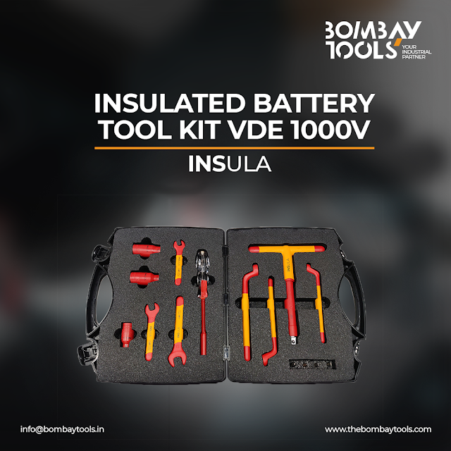 Insulated Battery Tool Kit VDE 1000V-Complete Protection for Electrical Professionals