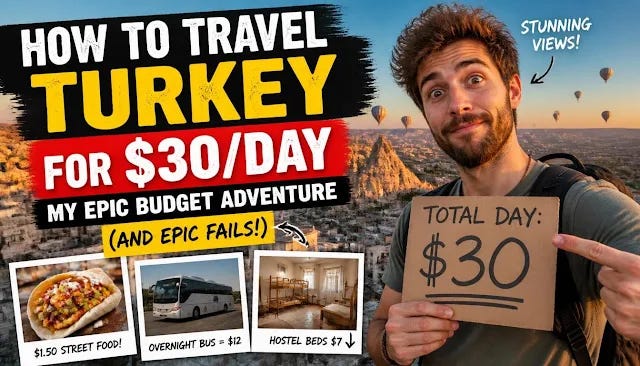 How to Travel Turkey for $30/Day: My Epic Budget Adventure (and Epic Fails!)