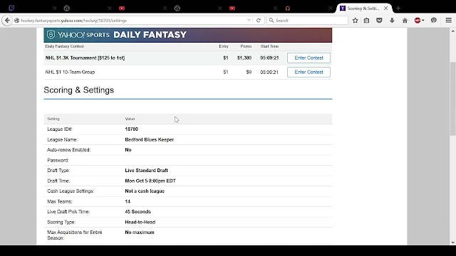 Yahoo Fantasy Football